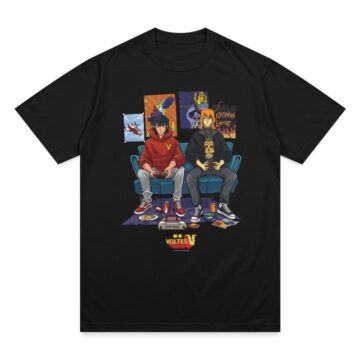 Camp Big Falcon: Voltes V Shirts - GAMERS (Black)