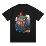 Camp Big Falcon: Voltes V Shirts - ROCKBAND (Black)
