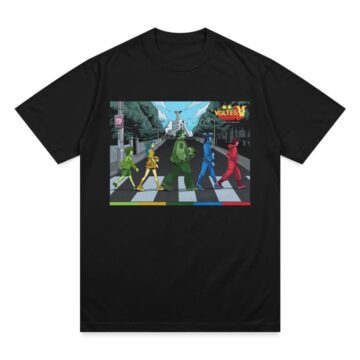 Camp Big Falcon: Voltes V Shirts - VV WALK (Black)